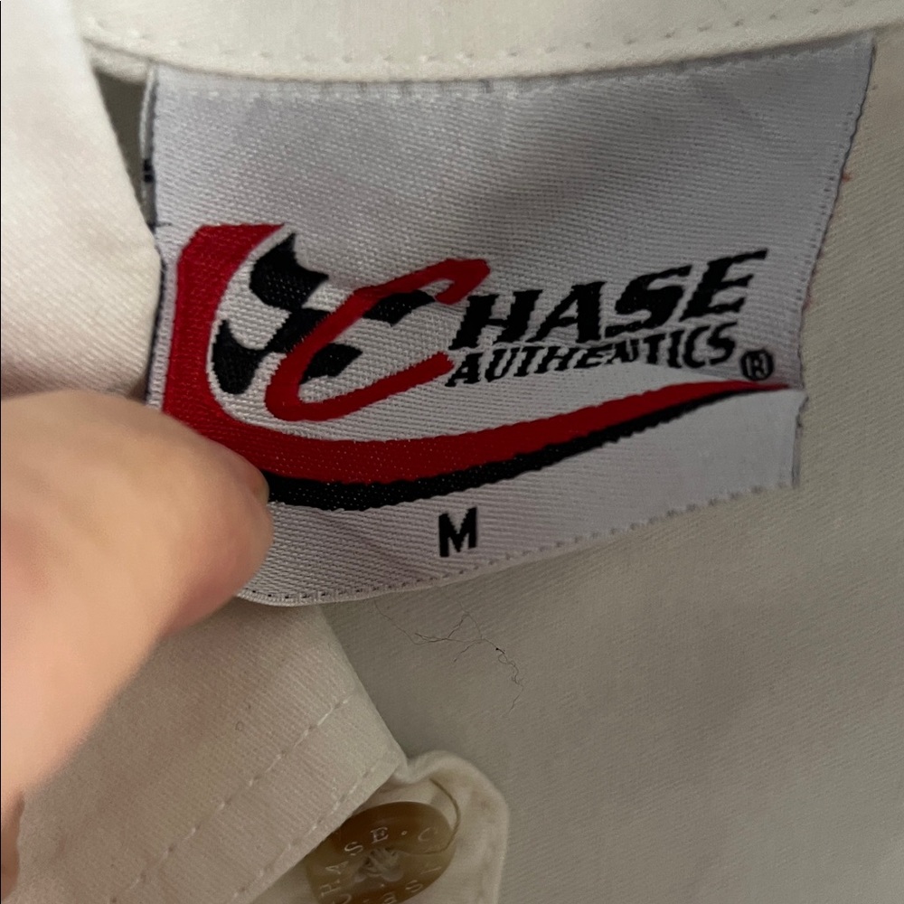Chase Authentics White Shirt with Gold Embroidery - Picture 3 of 5